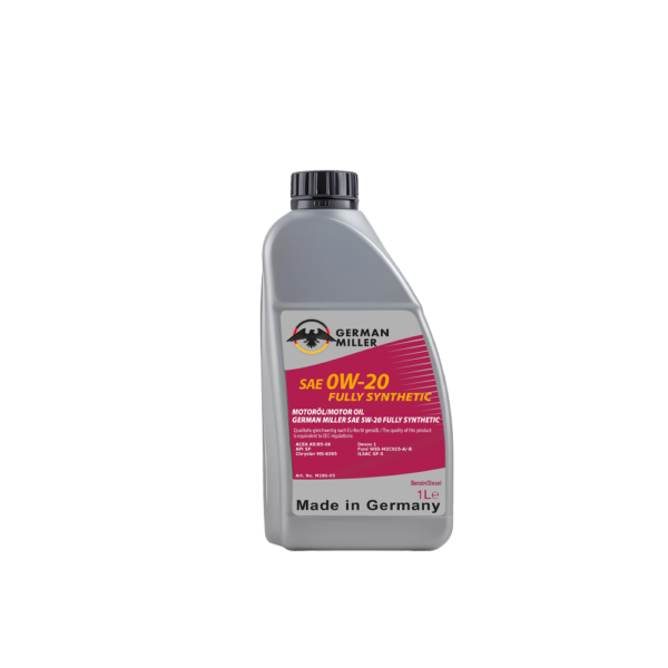 German Miller 0W-20 1L High-Performance Engine Oil