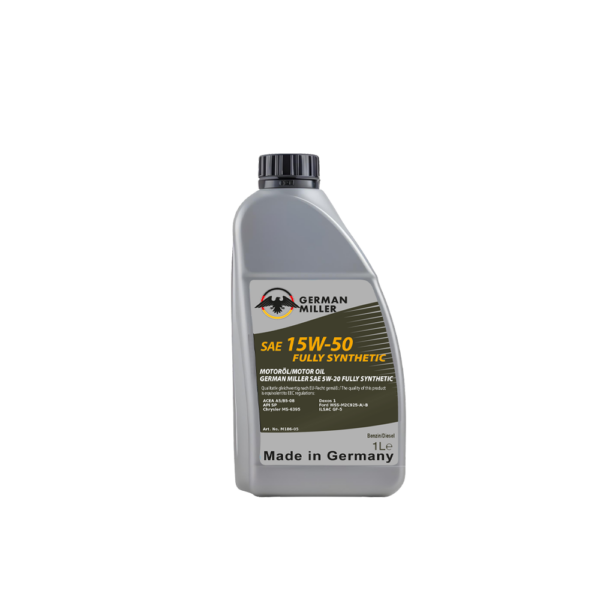 German Miller 15W-50-1L High-Performance Engine Oil