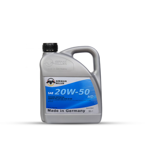 German Miller 20W-50-5L High-Performance Engine Oil
