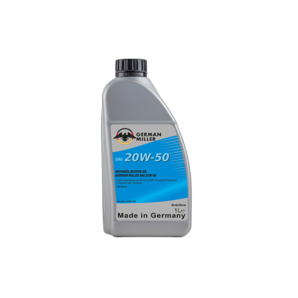 German Miller 20W-50-1L High-Performance Engine Oil