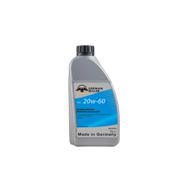 German Miller 20W-60-1L High-Performance Engine Oil