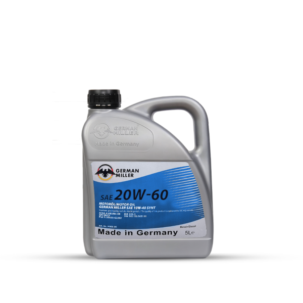 German Miller 20W-60-5L  High-Performance Engine Oil