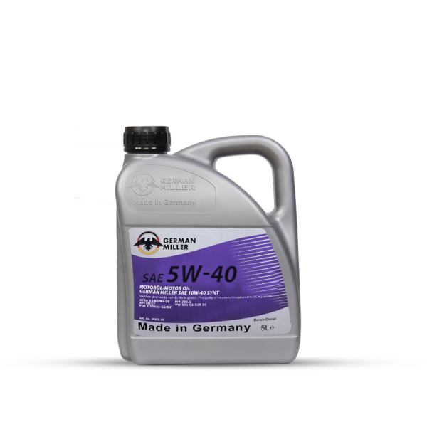 German Miller 5W-40 5L High-Performance Engine Oil